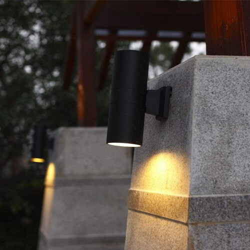contemporary outdoor led wall lights