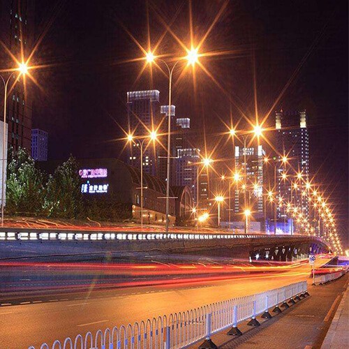 8 led street luminaires