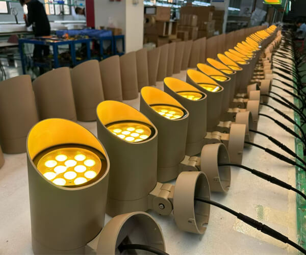 Professional LED floodlight with high-performance outdoor lighting capabilities