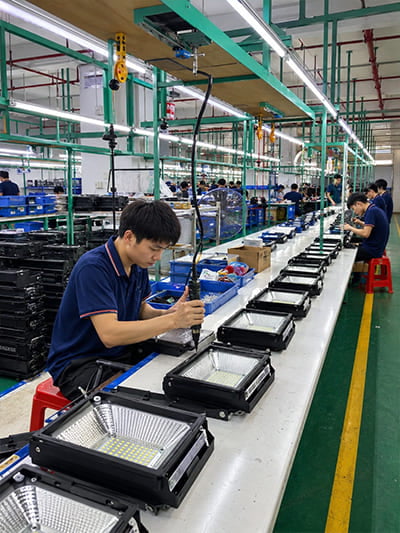 Factory production line