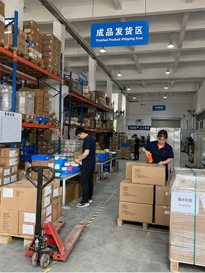 Warehouse and shipping