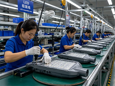 LED assembly line