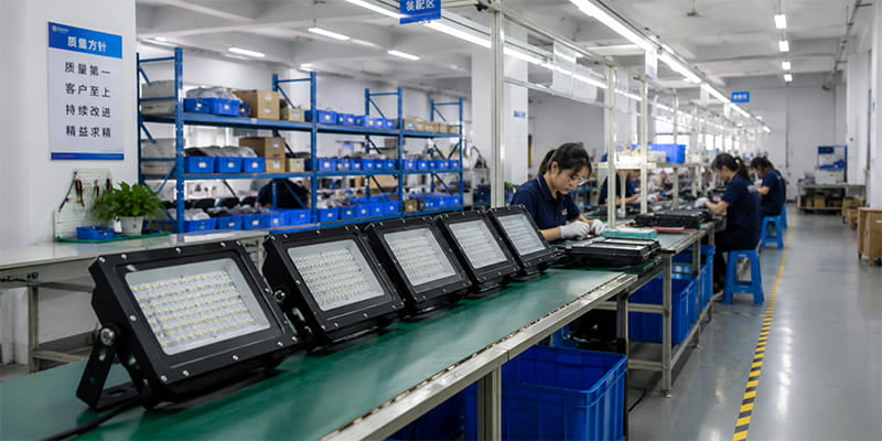 Factory production floor
