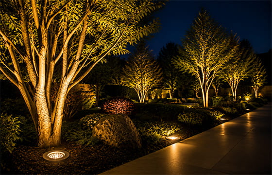 Tree & Shrub Uplighting