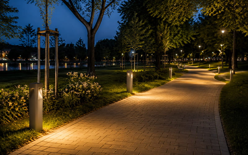 Public Park Walkway installation