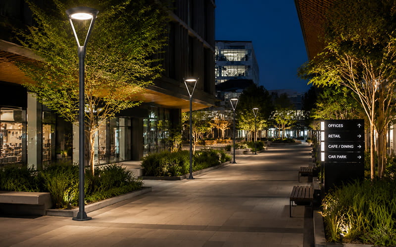 Commercial Plaza installation