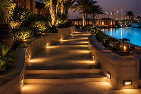 Luxury Resort Pathway Lighting