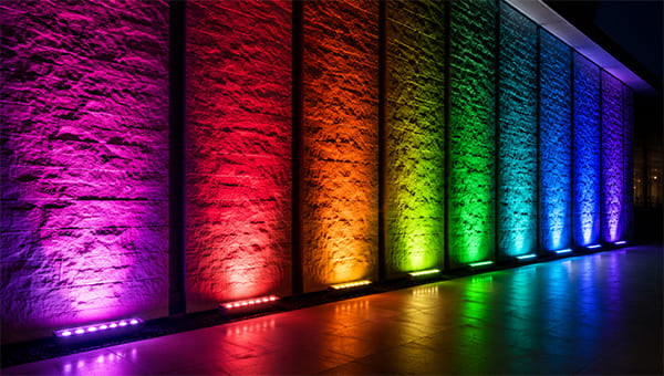 Color wash lighting effect