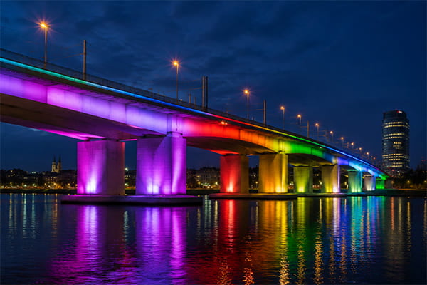 Germany bridge wall washer lighting project