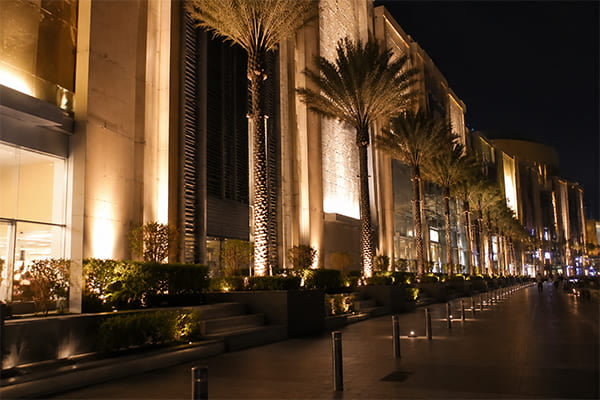Dubai Mall Perimeter Lighting