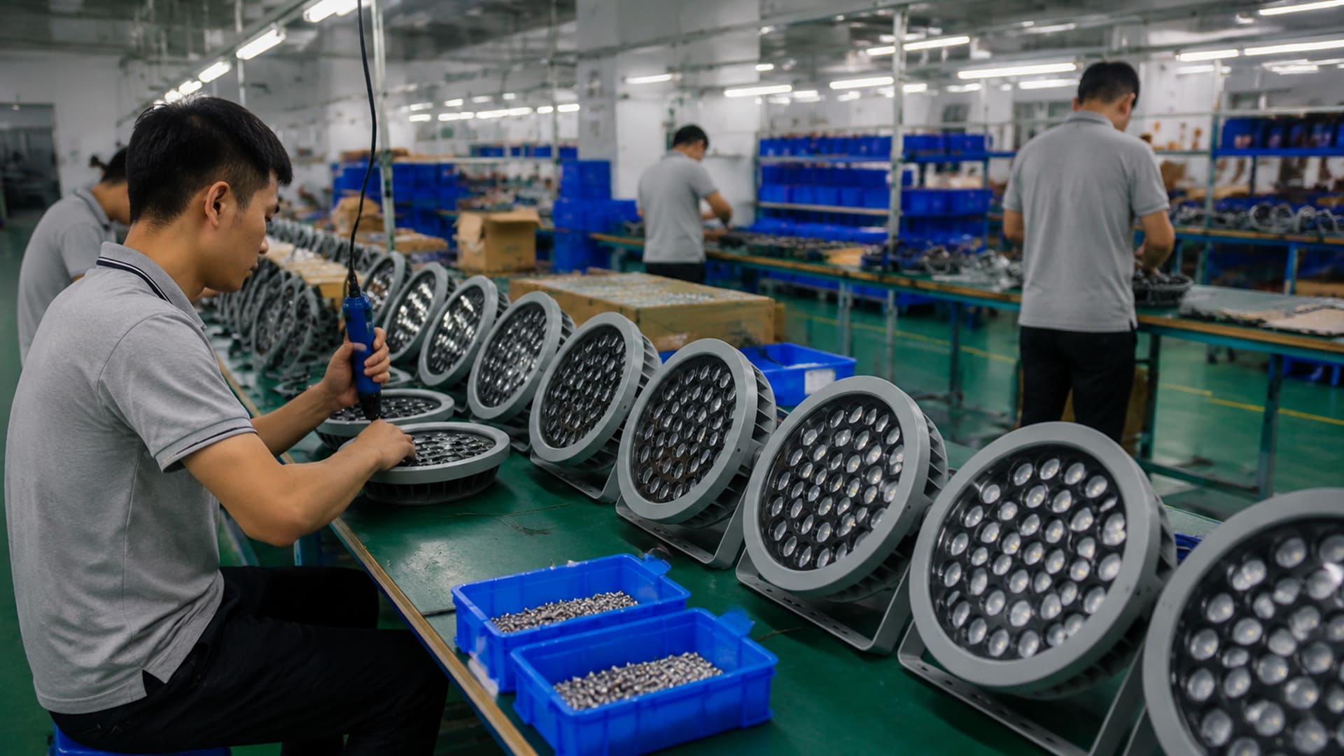LED Flood Light manufacturing facility