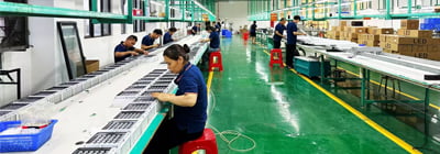 Upward Lighting factory production line