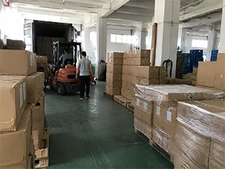Warehouse and shipping department at Upward Lighting