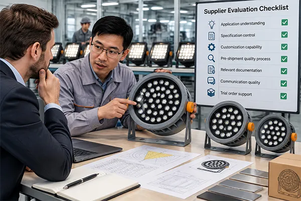 Global distributors evaluating Chinese LED flood light manufacturers for reliable sourcing